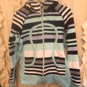 Lululemon thick striped hoodie
